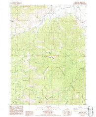 China Mtn California Historical topographic map, 1:24000 scale, 7.5 X 7.5 Minute, Year 1986