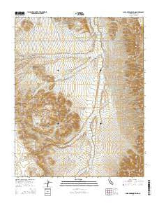 China Gardens Spring California Current topographic map, 1:24000 scale, 7.5 X 7.5 Minute, Year 2015