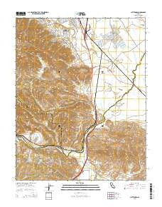 Chittenden California Current topographic map, 1:24000 scale, 7.5 X 7.5 Minute, Year 2015