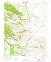 Chittenden California Historical topographic map, 1:24000 scale, 7.5 X 7.5 Minute, Year 1955