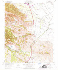 Chittenden California Historical topographic map, 1:24000 scale, 7.5 X 7.5 Minute, Year 1955