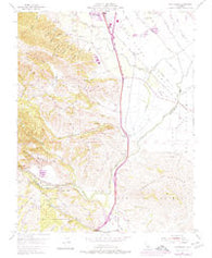 Chittenden California Historical topographic map, 1:24000 scale, 7.5 X 7.5 Minute, Year 1955