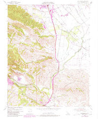 Chittenden California Historical topographic map, 1:24000 scale, 7.5 X 7.5 Minute, Year 1955