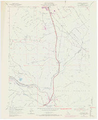 Chittenden California Historical topographic map, 1:24000 scale, 7.5 X 7.5 Minute, Year 1955