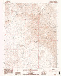 Chloride City California Historical topographic map, 1:24000 scale, 7.5 X 7.5 Minute, Year 1988