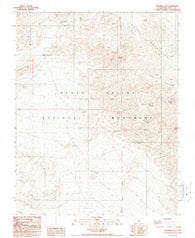 Chloride City California Historical topographic map, 1:24000 scale, 7.5 X 7.5 Minute, Year 1988