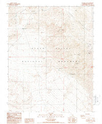 Chloride City California Historical topographic map, 1:24000 scale, 7.5 X 7.5 Minute, Year 1988