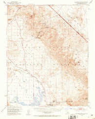 Chloride Cliff California Historical topographic map, 1:62500 scale, 15 X 15 Minute, Year 1952