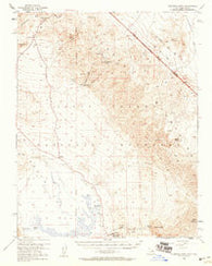 Chloride Cliff California Historical topographic map, 1:62500 scale, 15 X 15 Minute, Year 1952