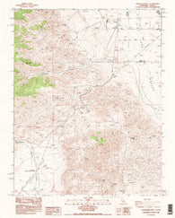Chocolate Mtn. California Historical topographic map, 1:24000 scale, 7.5 X 7.5 Minute, Year 1988