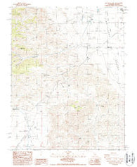 Chocolate Mtn California Historical topographic map, 1:24000 scale, 7.5 X 7.5 Minute, Year 1988