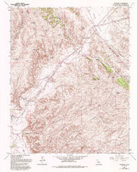 Cholame California Historical topographic map, 1:24000 scale, 7.5 X 7.5 Minute, Year 1961