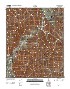 Cholame California Historical topographic map, 1:24000 scale, 7.5 X 7.5 Minute, Year 2012