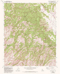 Cholame Hills California Historical topographic map, 1:24000 scale, 7.5 X 7.5 Minute, Year 1961