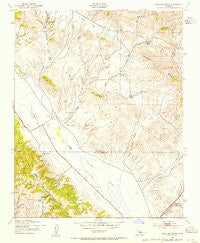 Cholame Ranch California Historical topographic map, 1:24000 scale, 7.5 X 7.5 Minute, Year 1943
