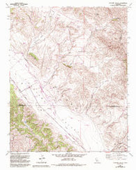 Cholame Valley California Historical topographic map, 1:24000 scale, 7.5 X 7.5 Minute, Year 1961