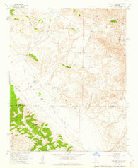 Cholame Valley California Historical topographic map, 1:24000 scale, 7.5 X 7.5 Minute, Year 1961