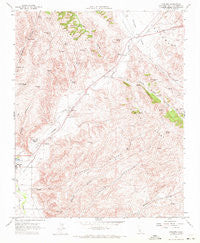 Cholame California Historical topographic map, 1:24000 scale, 7.5 X 7.5 Minute, Year 1961