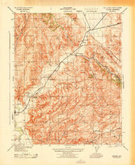 Cholame California Historical topographic map, 1:31680 scale, 7.5 X 7.5 Minute, Year 1943