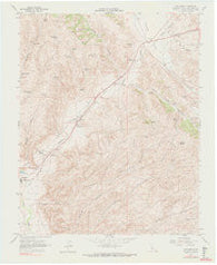 Cholame California Historical topographic map, 1:24000 scale, 7.5 X 7.5 Minute, Year 1961