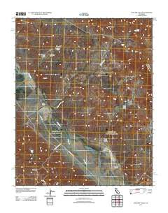 Cholame Valley California Historical topographic map, 1:24000 scale, 7.5 X 7.5 Minute, Year 2012