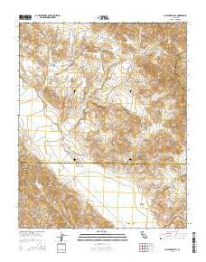 Cholame Valley California Current topographic map, 1:24000 scale, 7.5 X 7.5 Minute, Year 2015