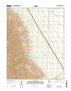 Chounet Ranch California Current topographic map, 1:24000 scale, 7.5 X 7.5 Minute, Year 2015