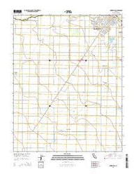 Chowchilla California Current topographic map, 1:24000 scale, 7.5 X 7.5 Minute, Year 2015