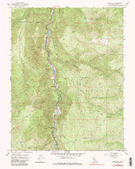 Chris Flat California Historical topographic map, 1:24000 scale, 7.5 X 7.5 Minute, Year 1954