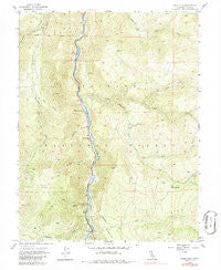 Chris Flat California Historical topographic map, 1:24000 scale, 7.5 X 7.5 Minute, Year 1954