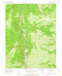Chris Flat California Historical topographic map, 1:24000 scale, 7.5 X 7.5 Minute, Year 1954