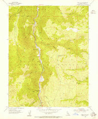 Chris Flat California Historical topographic map, 1:24000 scale, 7.5 X 7.5 Minute, Year 1954