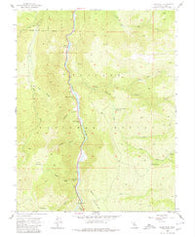 Chris Flat California Historical topographic map, 1:24000 scale, 7.5 X 7.5 Minute, Year 1954
