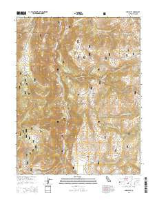 Chris Flat California Current topographic map, 1:24000 scale, 7.5 X 7.5 Minute, Year 2015