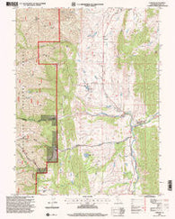 Chrome California Historical topographic map, 1:24000 scale, 7.5 X 7.5 Minute, Year 1995