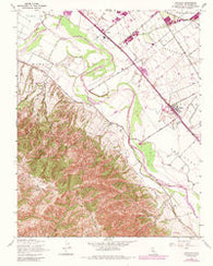 Chualar California Historical topographic map, 1:24000 scale, 7.5 X 7.5 Minute, Year 1947