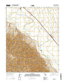 Chualar California Current topographic map, 1:24000 scale, 7.5 X 7.5 Minute, Year 2015