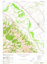 Chualar California Historical topographic map, 1:24000 scale, 7.5 X 7.5 Minute, Year 1947