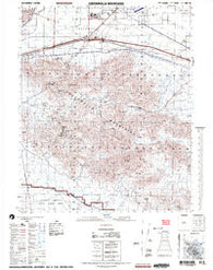 Chuckwalla Mountains California Historical topographic map, 1:50000 scale, 15 X 15 Minute, Year 2002