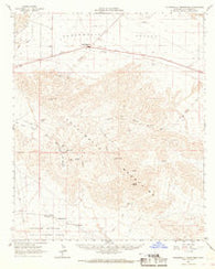 Chuckwalla Mountains California Historical topographic map, 1:62500 scale, 15 X 15 Minute, Year 1963