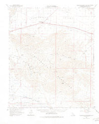 Chuckwalla Mountains California Historical topographic map, 1:62500 scale, 15 X 15 Minute, Year 1963