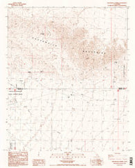 Chuckwalla Spring California Historical topographic map, 1:24000 scale, 7.5 X 7.5 Minute, Year 1988