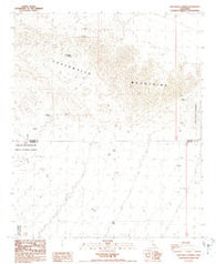 Chuckwalla Spring California Historical topographic map, 1:24000 scale, 7.5 X 7.5 Minute, Year 1988