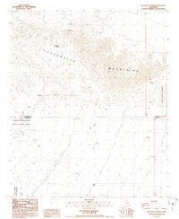 Chuckwalla Spring California Historical topographic map, 1:24000 scale, 7.5 X 7.5 Minute, Year 1988