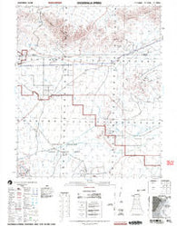 Chuckwalla Spring California Historical topographic map, 1:50000 scale, 15 X 15 Minute, Year 2002