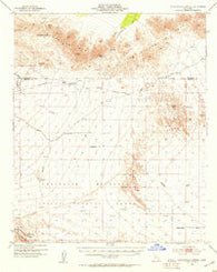 Chuckwalla Spring California Historical topographic map, 1:62500 scale, 15 X 15 Minute, Year 1953