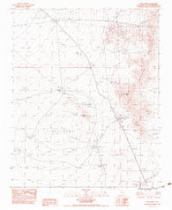 Cima Dome California Historical topographic map, 1:24000 scale, 7.5 X 7.5 Minute, Year 1983