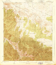 Cima Mesa California Historical topographic map, 1:24000 scale, 7.5 X 7.5 Minute, Year 1939