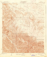 Cima Mesa California Historical topographic map, 1:24000 scale, 7.5 X 7.5 Minute, Year 1939