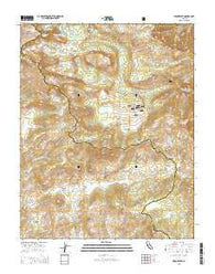 Cirque Peak California Current topographic map, 1:24000 scale, 7.5 X 7.5 Minute, Year 2015